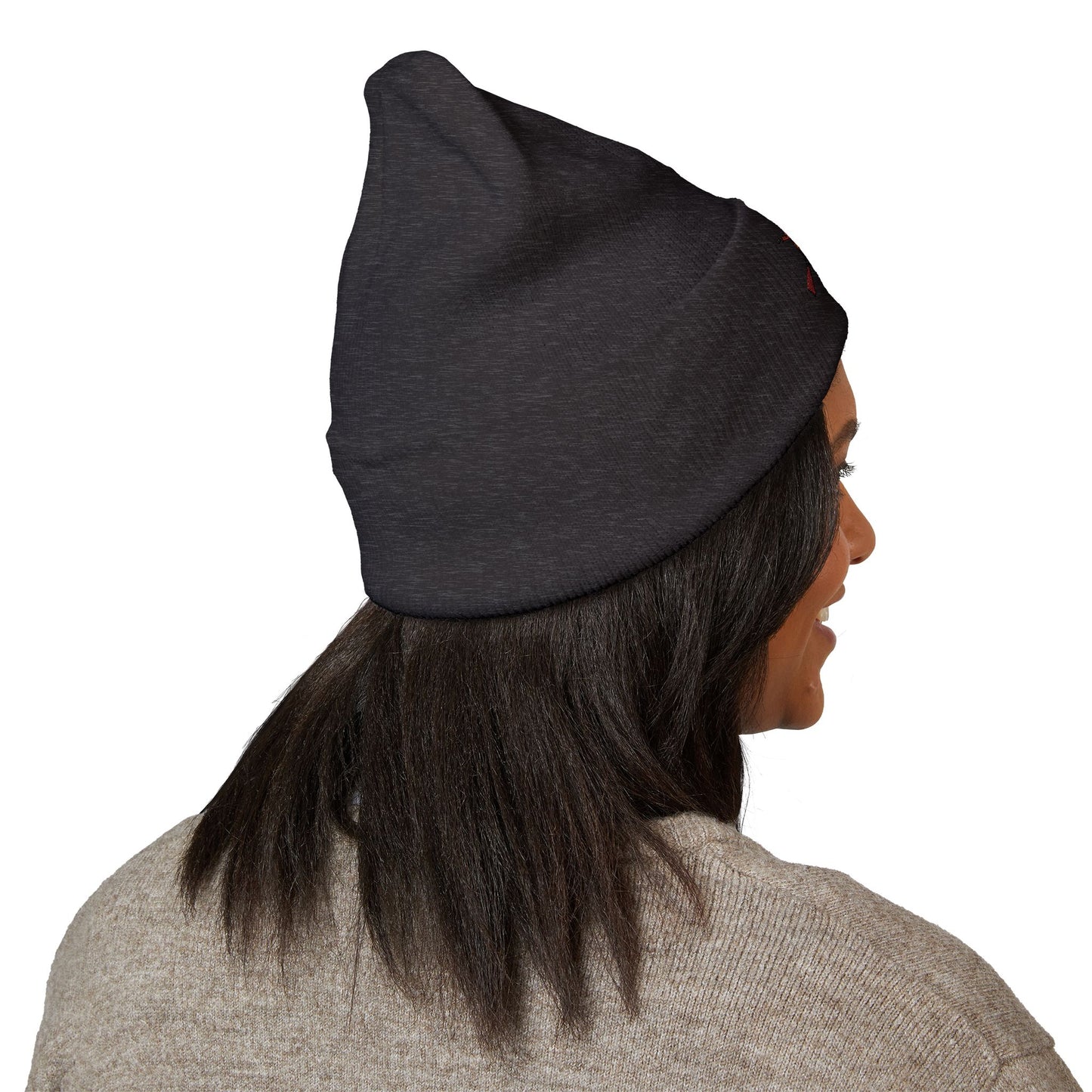 Embroidered Paxton Cuffed Beanie