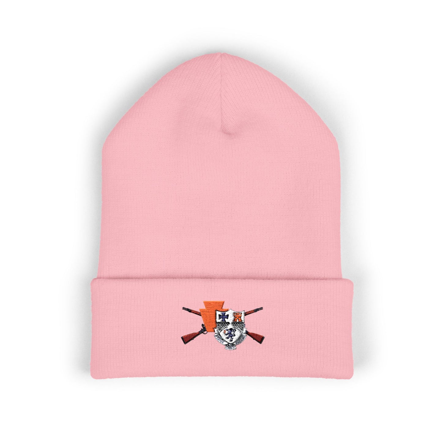 Embroidered Paxton Cuffed Beanie