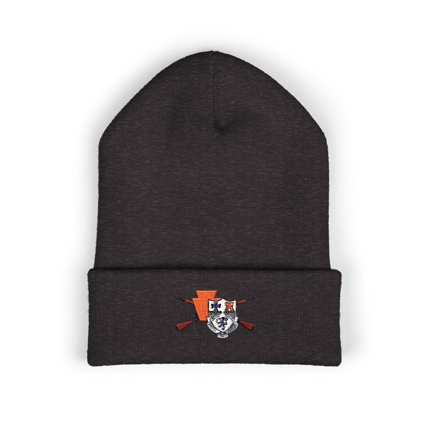 Embroidered Paxton Cuffed Beanie