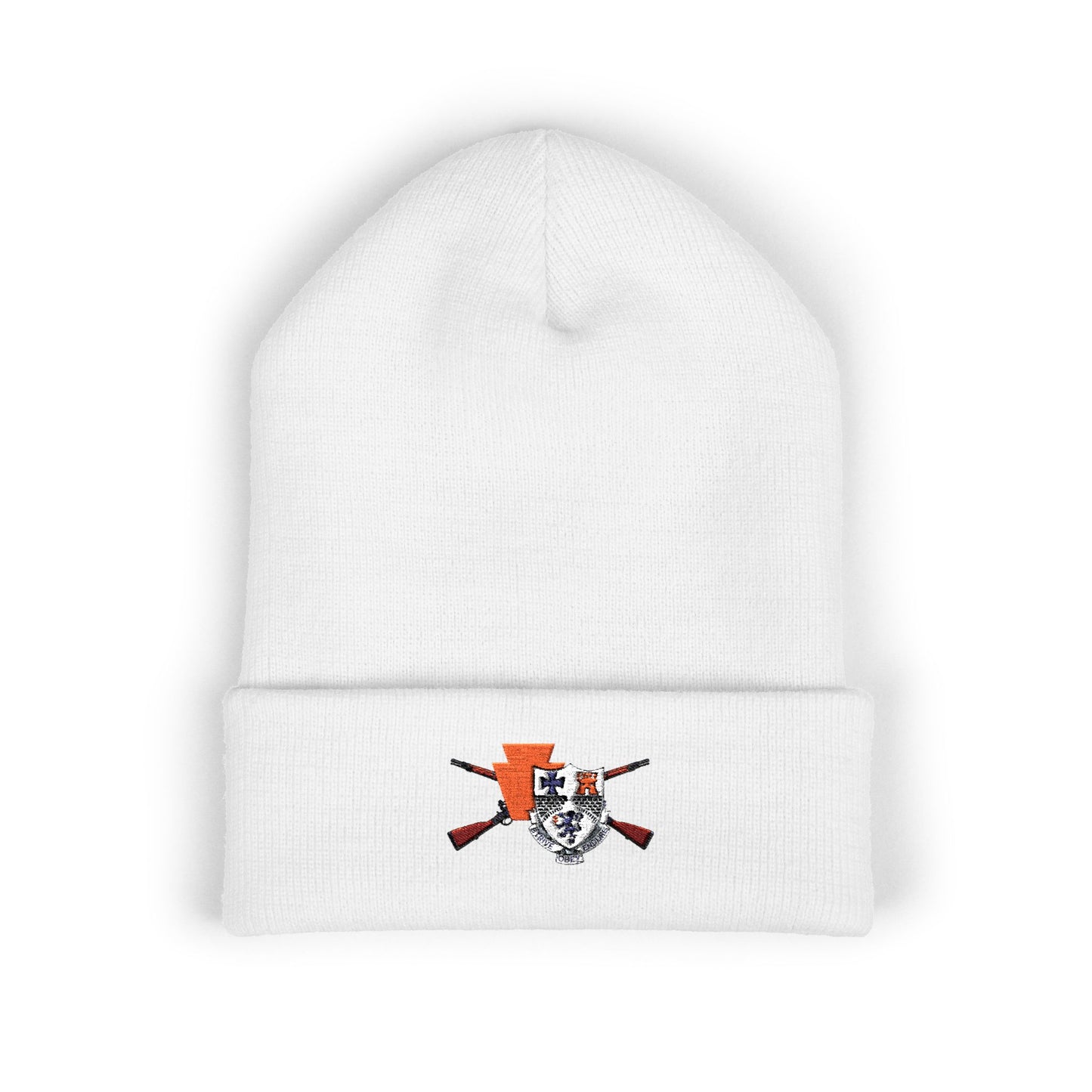 Embroidered Paxton Cuffed Beanie