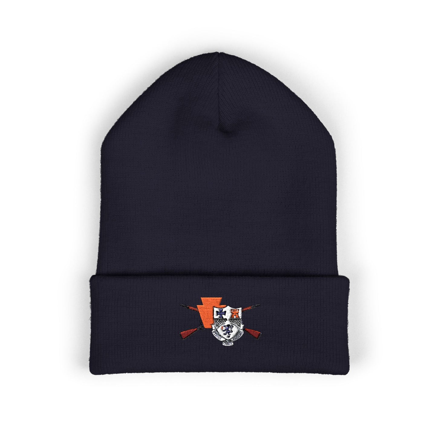 Embroidered Paxton Cuffed Beanie