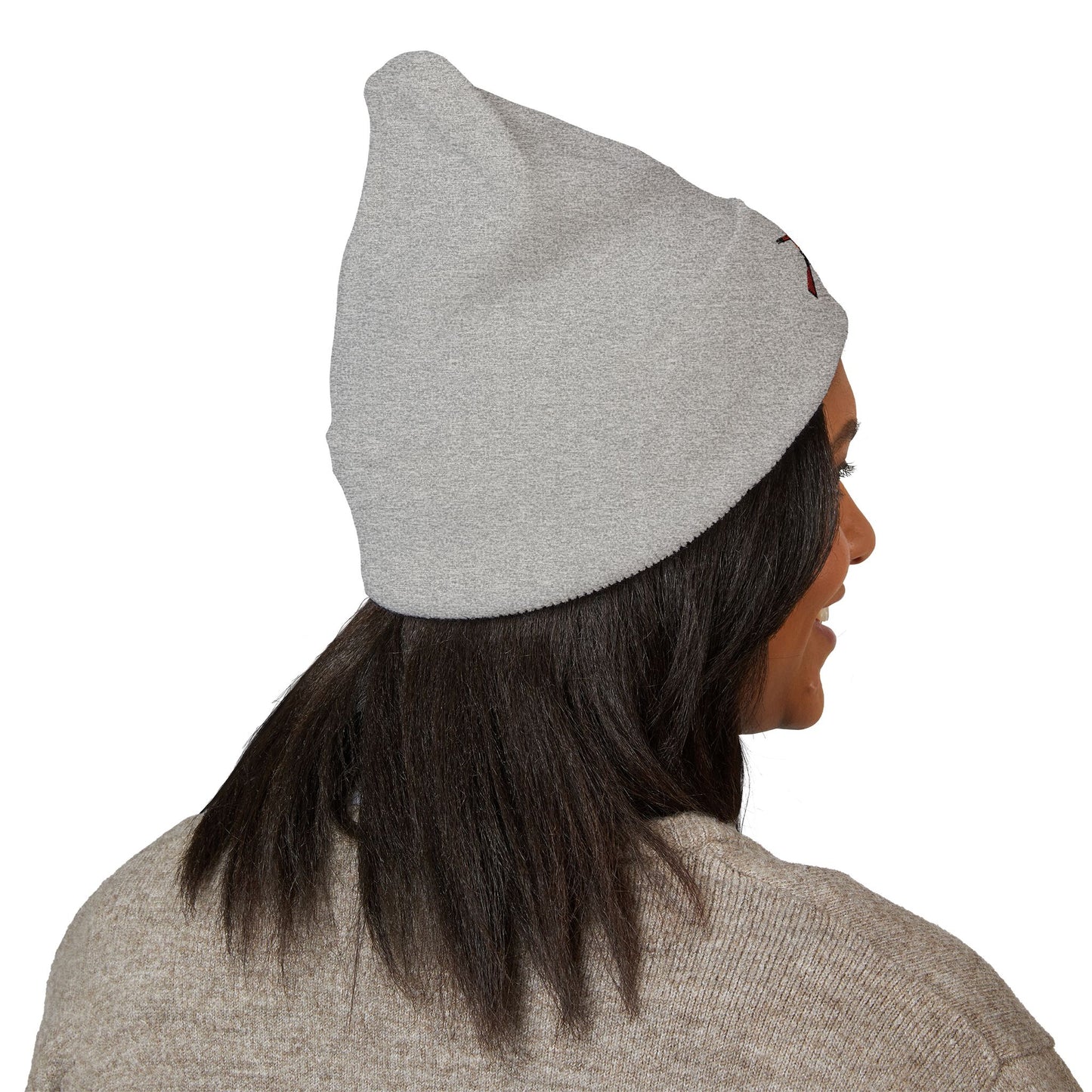 Embroidered Paxton Cuffed Beanie