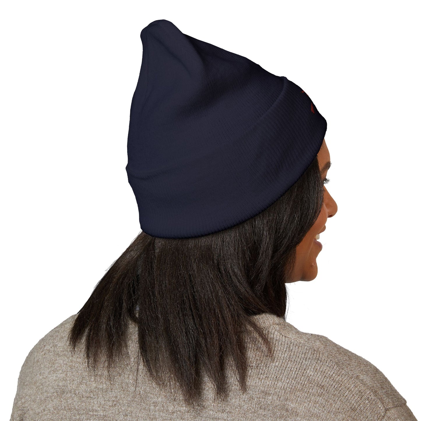 Embroidered Paxton Cuffed Beanie