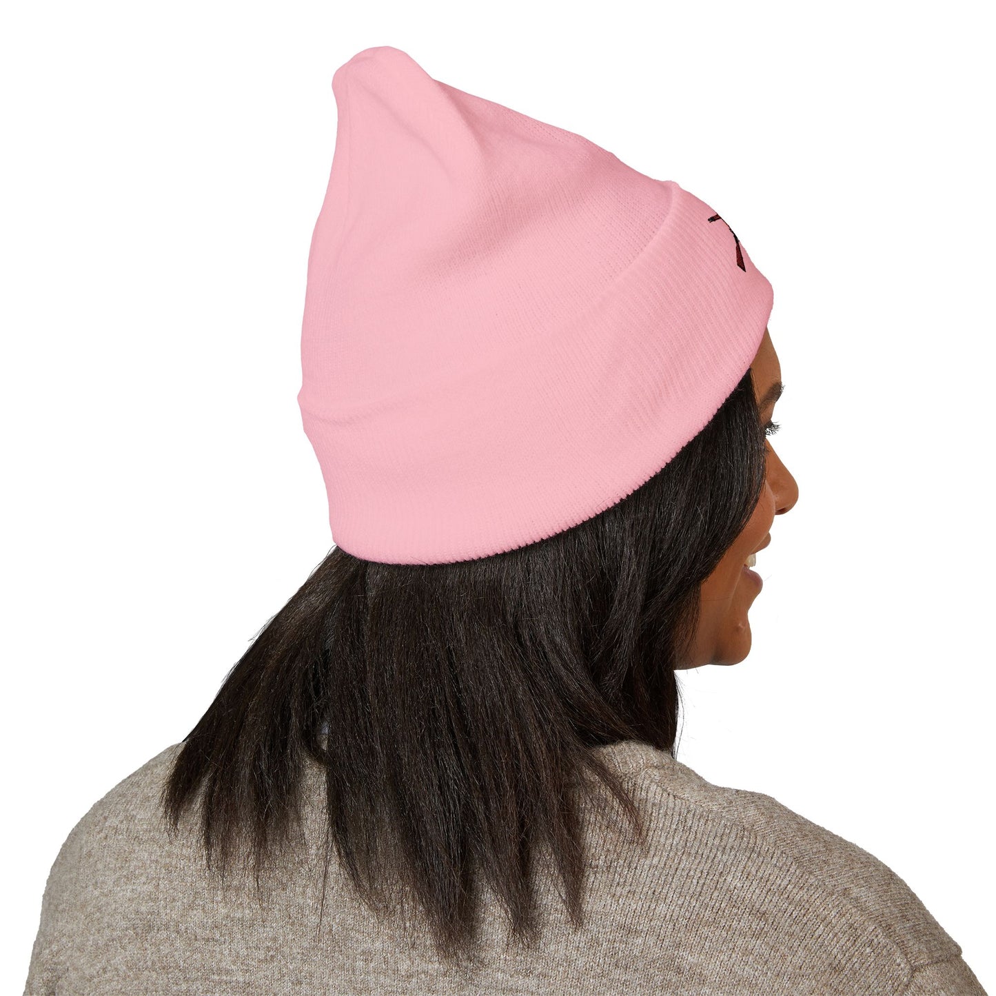 Embroidered Paxton Cuffed Beanie